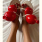Red Balloon Sandals