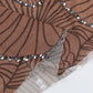 Brown Petals Dress