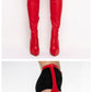 Cow Thigh High Boots