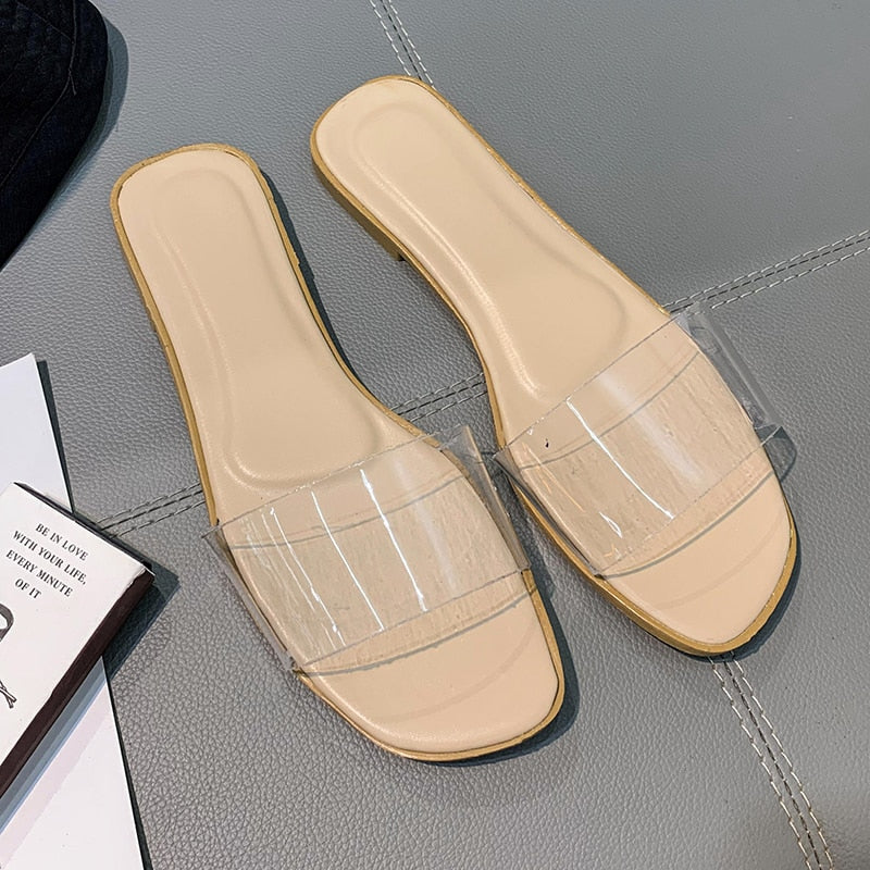 Transparent Flat Shoes