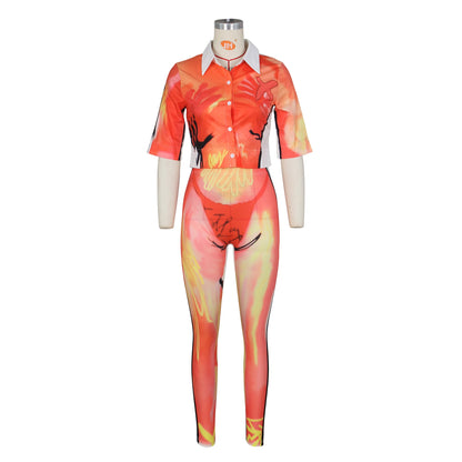 Orange Body 2 Pcs Set