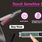 Rhinestone Flat Iron Titanium Hair Straightener 2 Inch Plate