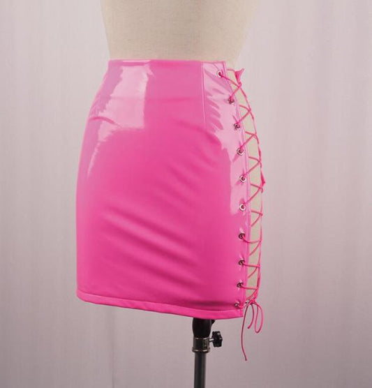 Lace Up Skirt