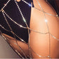Metal Stones Cover Up Skirt