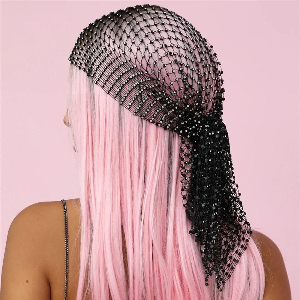 Rhinestone Headpiece Head Scarf Accessories