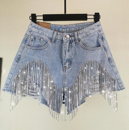 Hanging Ice Jean Shorts