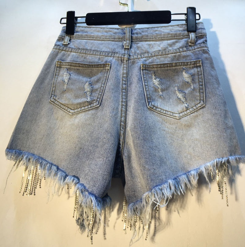 Hanging Ice Jean Shorts