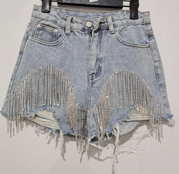 Hanging Ice Jean Shorts