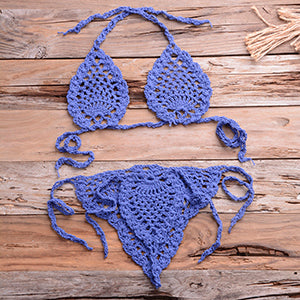 In A Daze 2 Piece Crochet Sexy Bikini/lingerie