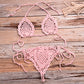 In A Daze 2 Piece Crochet Sexy Bikini/lingerie