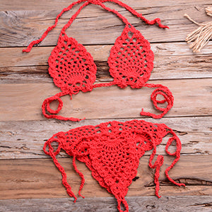 In A Daze 2 Piece Crochet Sexy Bikini/lingerie