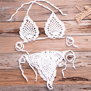 In A Daze 2 Piece Crochet Sexy Bikini/lingerie