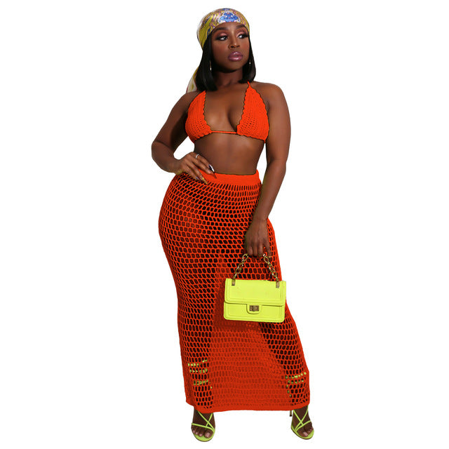 Jamming Crochet Summer Cover Up Set