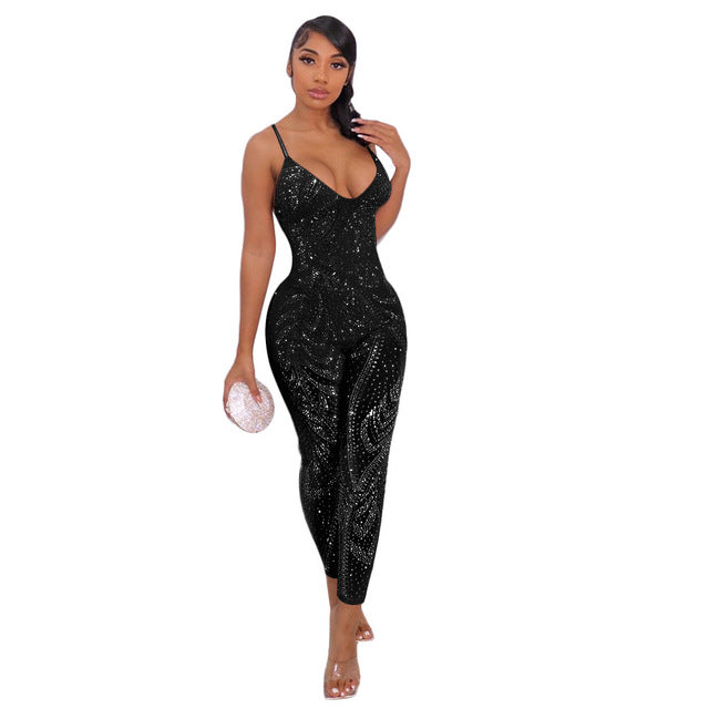 Sparkly Rhinestones Jumpsuit