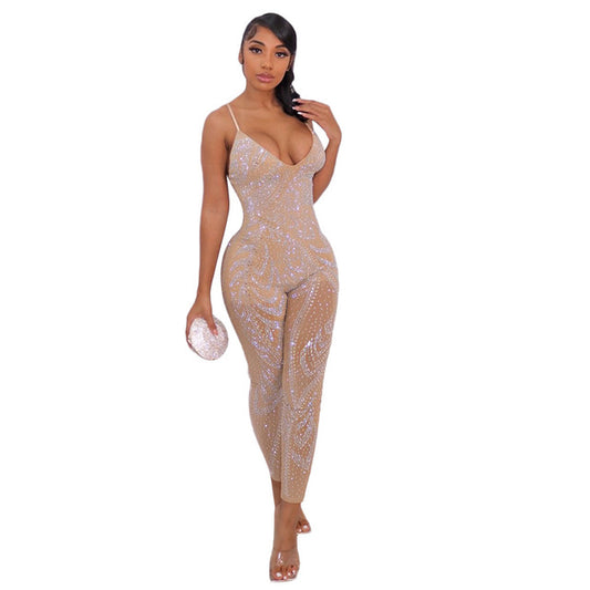 Sparkly Rhinestones Jumpsuit