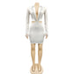 Crystal Blazer Dress