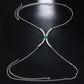 Diamond Butterfly Bra Body Jewelry