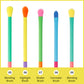 Colorful Makeup brushes Set