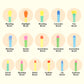 Colorful Makeup brushes Set