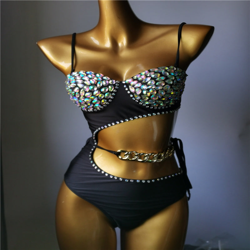 Cassandra Cut Out Bling Bikini