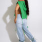 Zip Up Hooded Crop Top