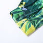 Green Printed Satin 2 Pcs Set