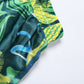 Green Printed Satin 2 Pcs Set