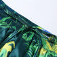 Green Printed Satin 2 Pcs Set