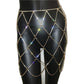 Metal Stones Cover Up Skirt