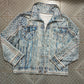 Blue Rhinestone Denim Jacket