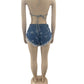 Denim 2 Pcs Short Set