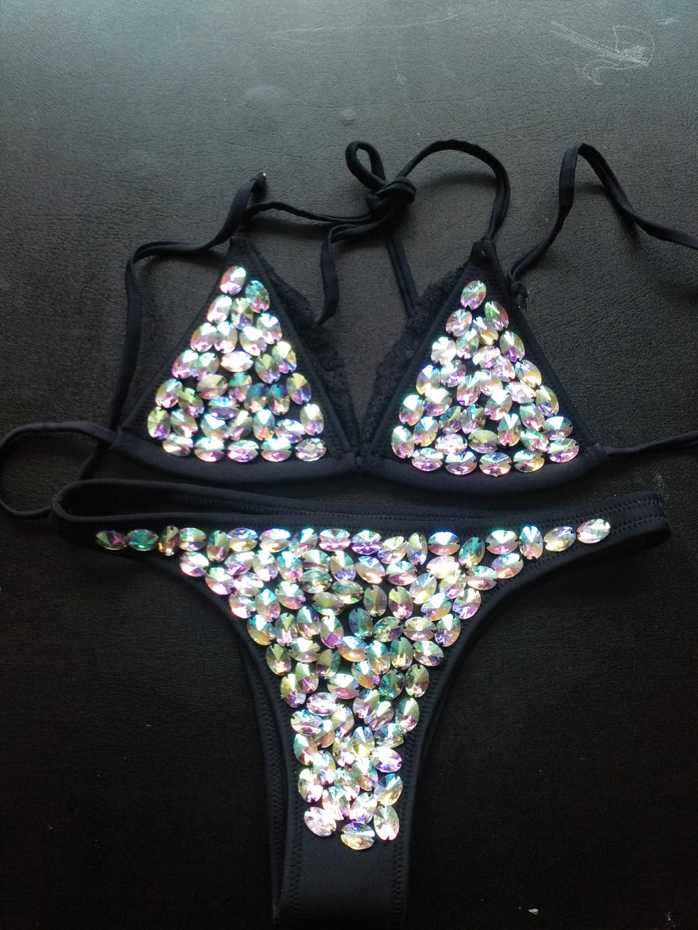 Tatiana Black Bling Bikini